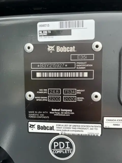 2020 Bobcat E35 Excavator photo 25