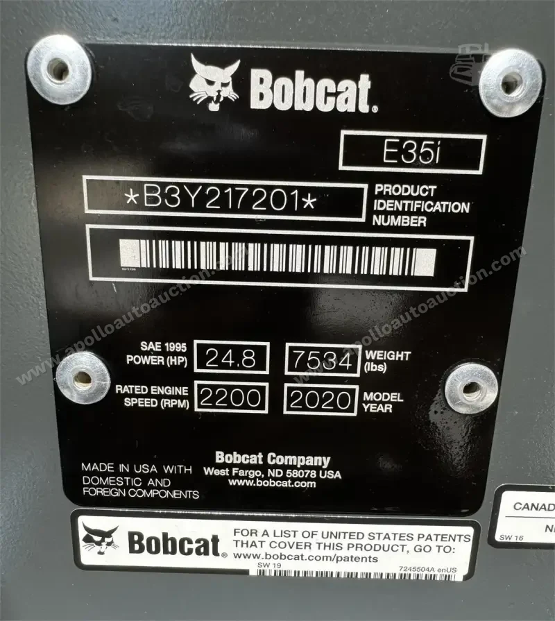 2020 BOBCAT E35I photo 15
